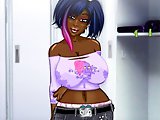 Fuck In Fitness Training - Girl pussy flash game:You are the coach, who meets black sexy women in the gym. Tell her about muscles and undress her in l