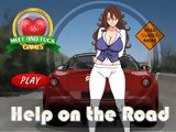 Sex on the road - Flash computer sex game:Help the hot babe in trouble!The car broke, help the girl to fix the wheel, it's not difficult! You