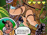 Busty Treasure Raider(Adventure seeker) - Play xxx flash game:Help Lara slide down the rope and avoid the sharp spears!She'll get dirty and witho