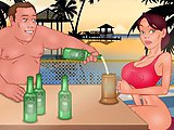 Make her drunk - Life sex flash game:Try to pour this busty babe alcohol to her soft drink while she couldn't see and she'll be yours!