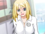 Secretary job interview - Hardcore porn flash game:Busty boobs blonde came for the work interview. Check her fucking skills right in the office!