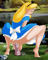 160px x 200px - Ass Of Alice In Wonderland Covered In Cum - Cartoon Parody