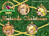 Nintendo Christmas. It's Christmas Eve and our favorite Nintendo blondes Peach, Samus, Zelda and Rosalina have decided to arrange a little party 